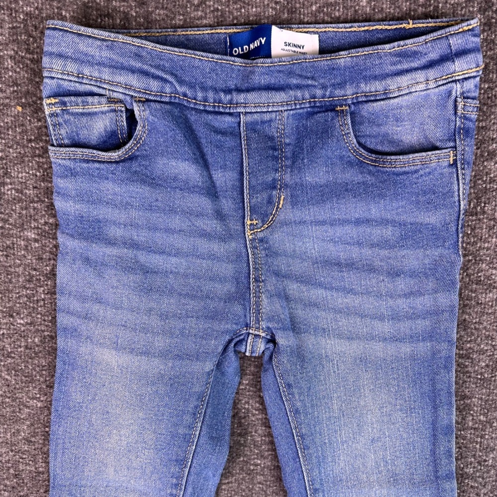 Old Navy Skinny Jeans‎ Kids 5T Blue Jegging Casual Adjustable Waist Medium Wash - Picture 7 of 12